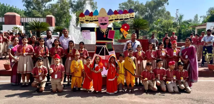 Dussehra festival organized at St. Lawrence International School