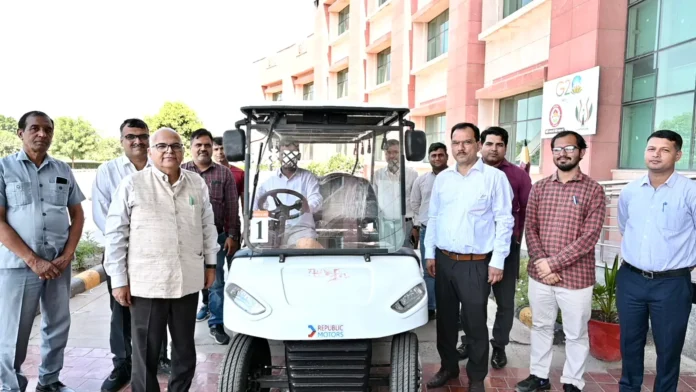 E-battery operated cart launched in HKV under MPLAD scheme