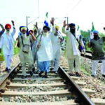 Farmers Protest Update : किसानों का रेल रोको आंदोलन जारी, रेल यातायात बाधित