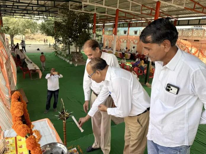 Free district level health camp organized by Ayush department in Bihali