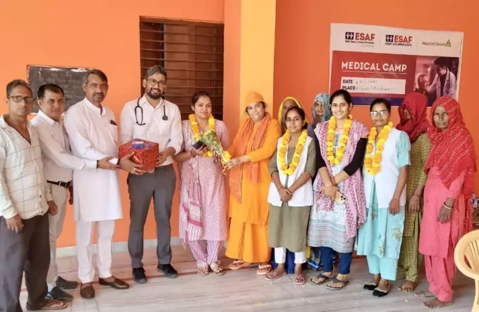 Free health check-up camp organized at Mata Bhura Bhavani Temple, Sisoth