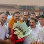 Haryana Assembly Speaker Harvinder Kalyan received a rousing welcome