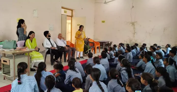 Health awareness camp organized in Government Primary School Sector-8