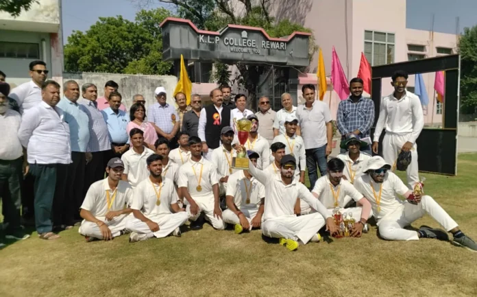 Host KLP College wins Overall Trophy by defeating Ahir College