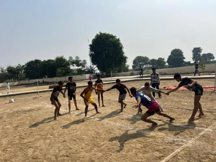 -Kabaddi and cricket competitions organized by Friends Club Sadhura