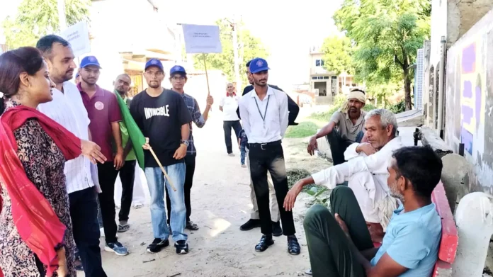 NSS unit of Haryana Central University conducted voter awareness campaign