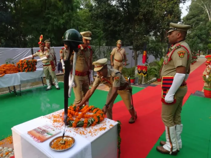 Police Martyrdom Memorial Day celebrated in District Police Line Yamunanagar