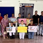 Poster and slogan exhibition organized in Government Women's College