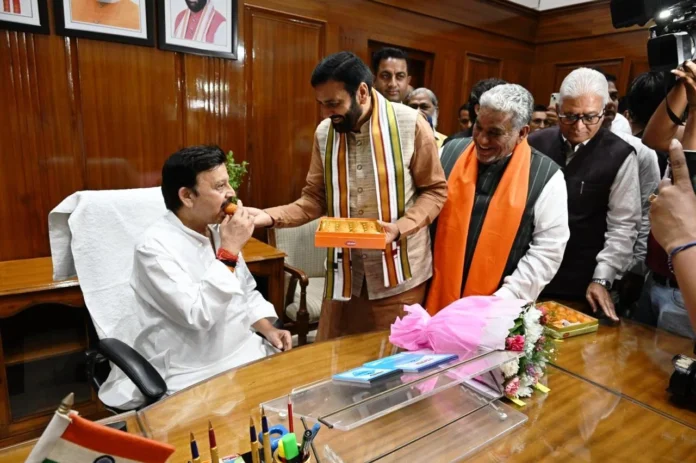 Rao Narbir Singh took charge as cabinet minister in the presence of CM Naib Saini.