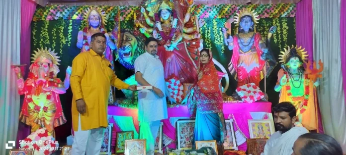 Shri Ganesh Mahotsav Mandal organized a huge Jagran Bhandara of Matarani.