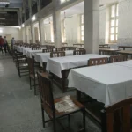 Table set up for counting of votes.