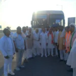 The group left for Panchkula under the leadership of BJP Jhojhu Mandal President Ramniwas Sharma Pichopa.