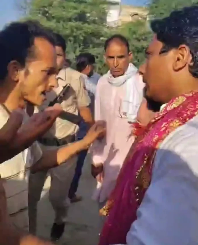 There was a scuffle with the BJP candidate in Akalgarh