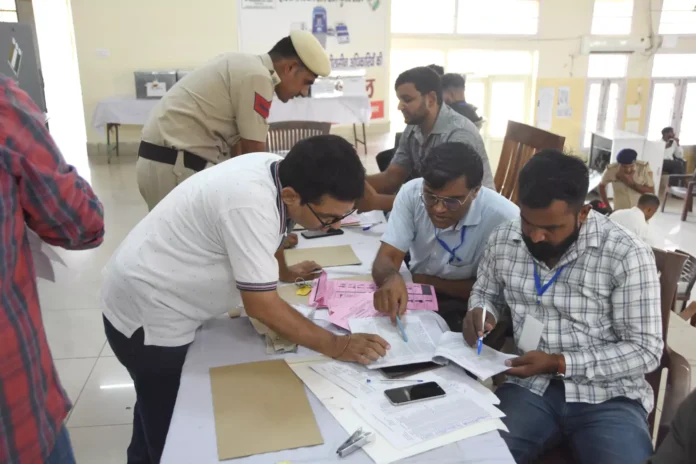 Training given to counting assistants for vote counting