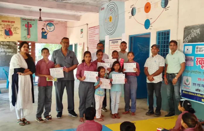 Water awareness program organized in Mitrapura School