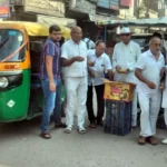 Shri Agravansh family celebrated by distributing laddus on Vipul Goyal being made a cabinet minister