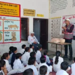 A one-day Red Cross Society program was organized at Dandma Government School