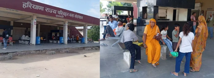 Roadways buses went to Panchkula for oath taking ceremony, passengers kept wandering