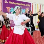 Students showed their talent on Haryanvi and Punjabi songs in Hindu Kanya Mahavidyalaya