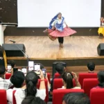 Students showed their talent in the program, students danced on Haryanvi and Bollywood songs