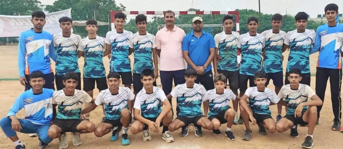 Haryana team reached the semi-finals in the 38th Sub Junior National Handball Competition