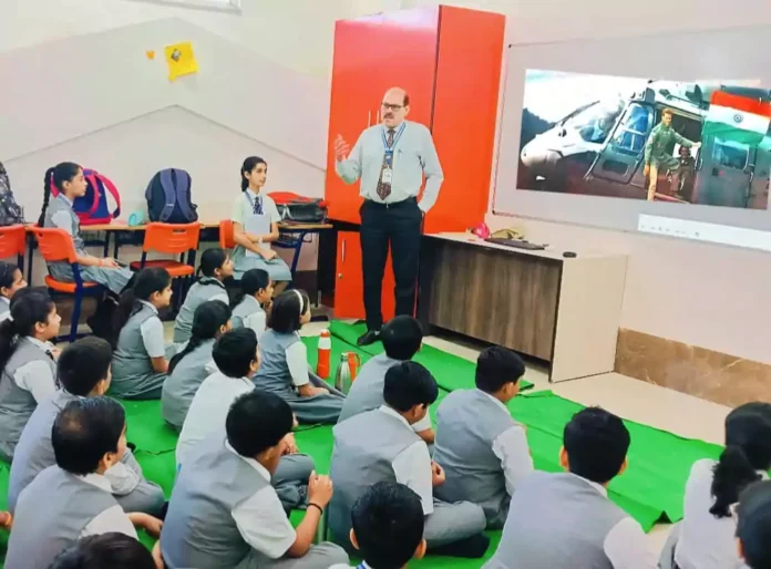 Indian Air Force Day celebrated in Vaish International School