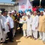 Murrah breed bull stood second at state level, villagers felicitated it by taking out a procession