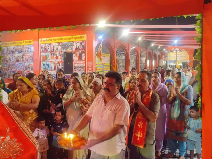 The city became devotional with the worship of Maa Durga