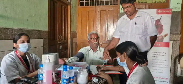 150 people got tested in the free health checkup camp