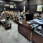 SP Charkhi Dadri held a crime review meeting with police officers