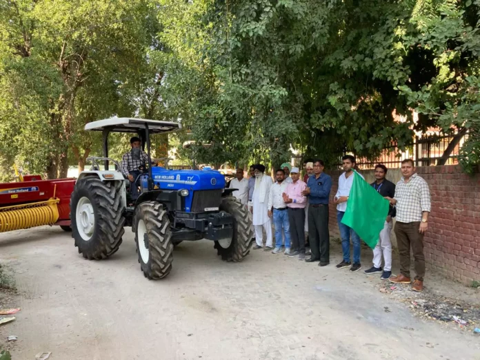 DDA Dr. Rajesh Sihag flagged off service providers of agricultural equipment for stubble management