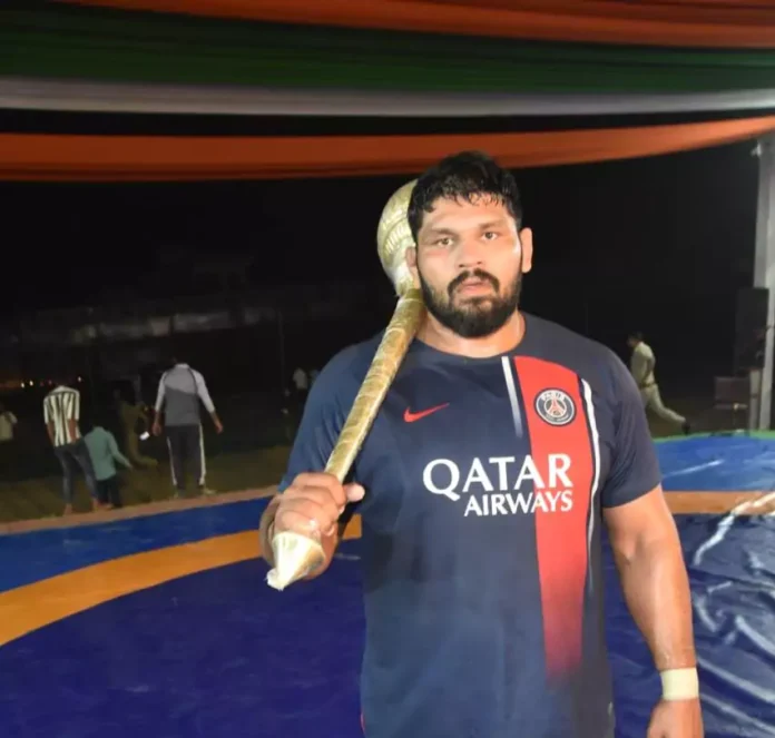 Jaijaiwanti wrestler Pushpendra Malik won the Bharat Kesari title again