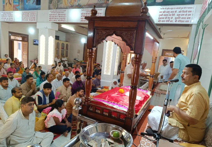 Shri Ramcharitmanas recitation started in Shri Raghunath temple