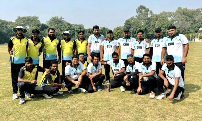 HCUV defeated Rashtrasant Tukadoji Maharaj Nagpur University by six wickets