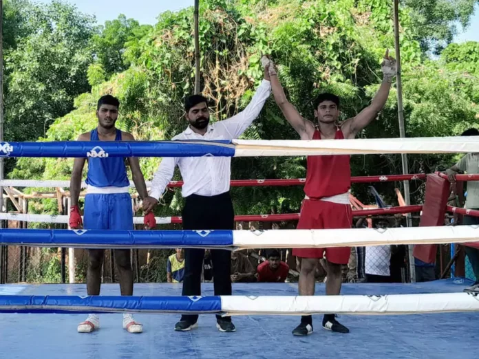 Boxer Yashjeet won the gold medal in the 68th State Boxing Championship held in Jodhpur, Rajasthan