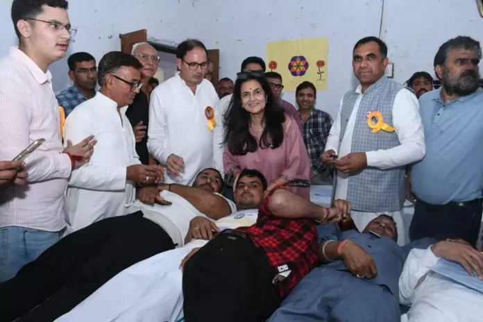 176 units of blood collected in blood donation camp