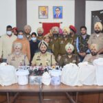 पंजाब पुलिस ने नशा और हथियारों की तस्करी करने वाले गिरोह का •ांडाफोड़ किया