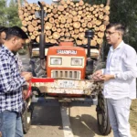 A campaign to put reflector tape on big vehicles was launched in the district