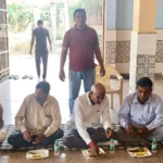 Ankut Prasad was distributed in Maharishi Valmiki Temple