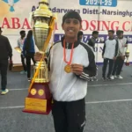 Anushka, a player of Neeraj Chaudhary Sports Stadium of Kaluwala, created history, made the state the winner in a tough competition. Haryana became the winner by defeating Tamil Nadu by just one point