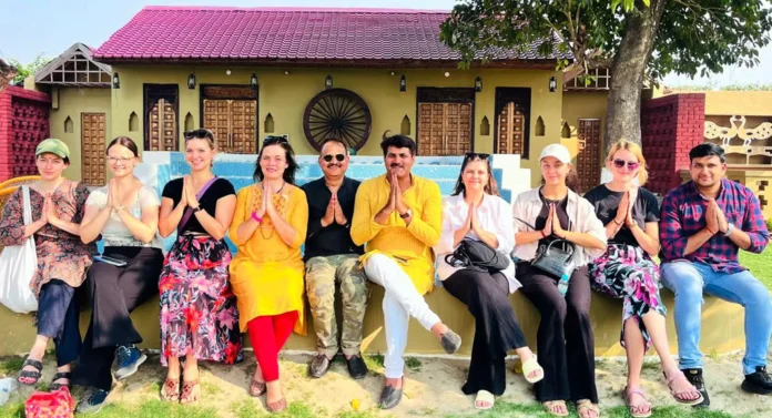 German delegation witnessed Haryanvi culture in Virasat