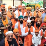 On the Prakash Parv of Shri Guru Nanak Dev Ji, Shri Guru Nanak Dev Ji was welcomed with shower of flowers at Dera Baba Jodh Sachiar.