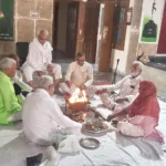 On the foundation day of Haryana, a yagya was organized at Yadav Dharamshala