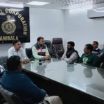 Ambala News : कमिश्नर सचिन गुप्ता के आदेशों पर मुख्य सफाई निरीक्षक ने बुलाई दरोगा की बैठक