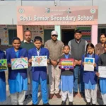 Painting competition organized in Government Senior Secondary School Lukhi