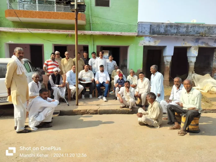 Panchayat put a complete stop on the digging of Johad