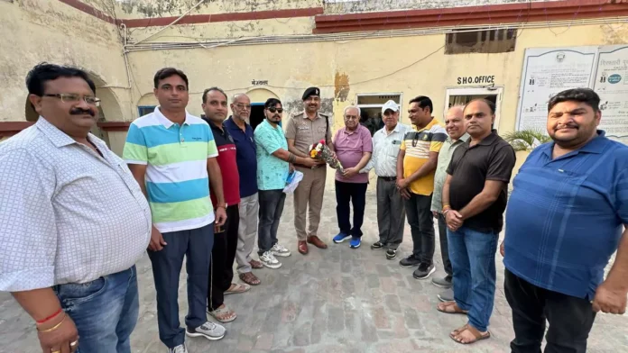 Police station incharge Sandeep Kumar became a member of Rotary Club