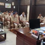 SP Charkhi Dadri holds crime review meeting with police officers