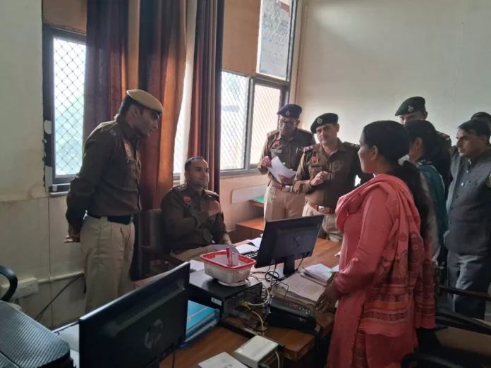 Superintendent of Police inspected the District Police Office