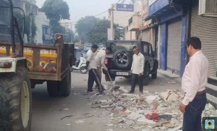 The corporation cleaned the garbage of the city by running a special cleaning campaign